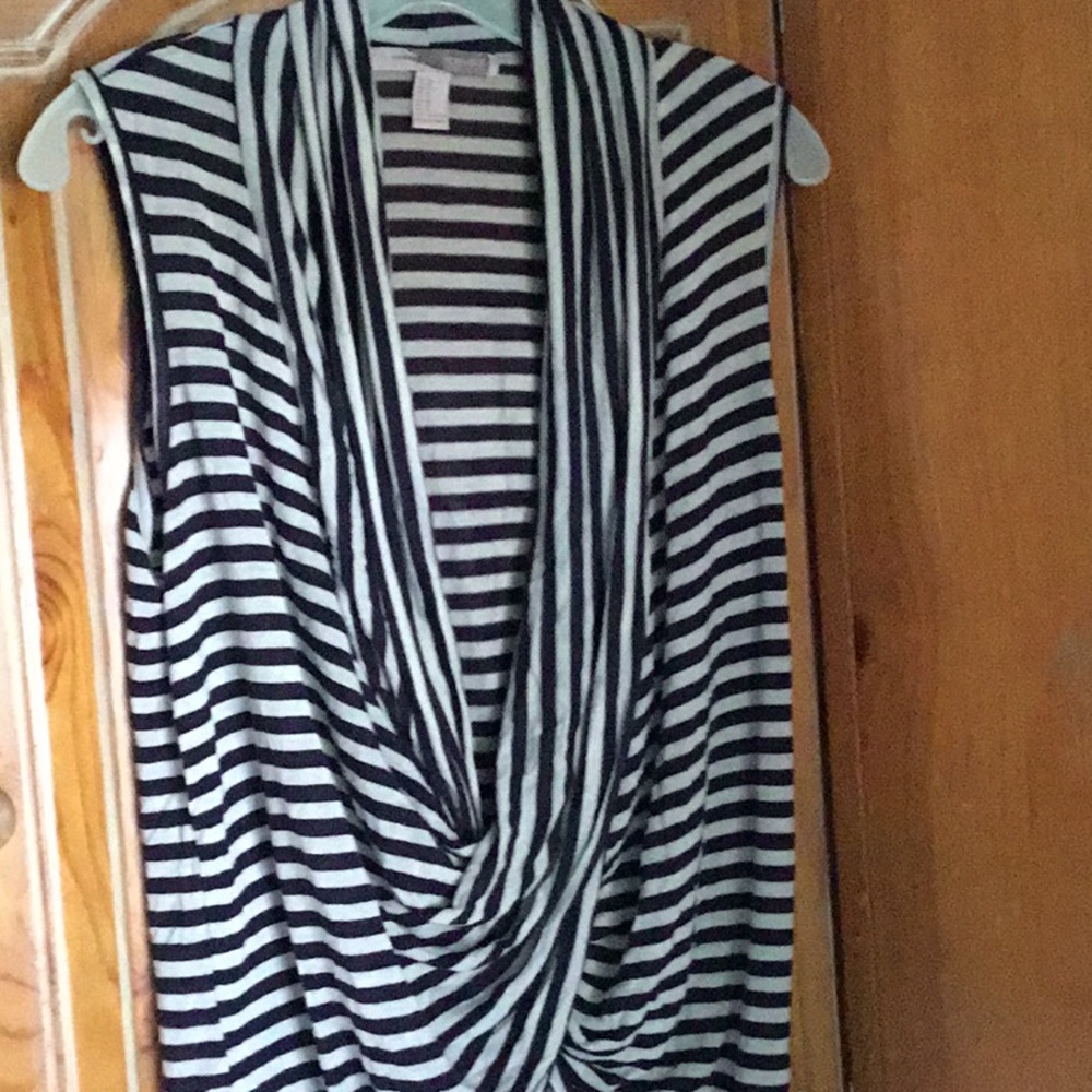 Fun, flirty, striped top.